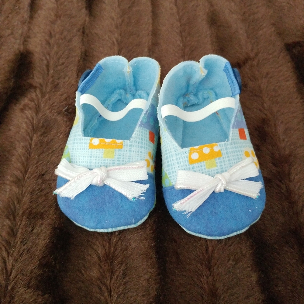 Hand sewn infant shoes